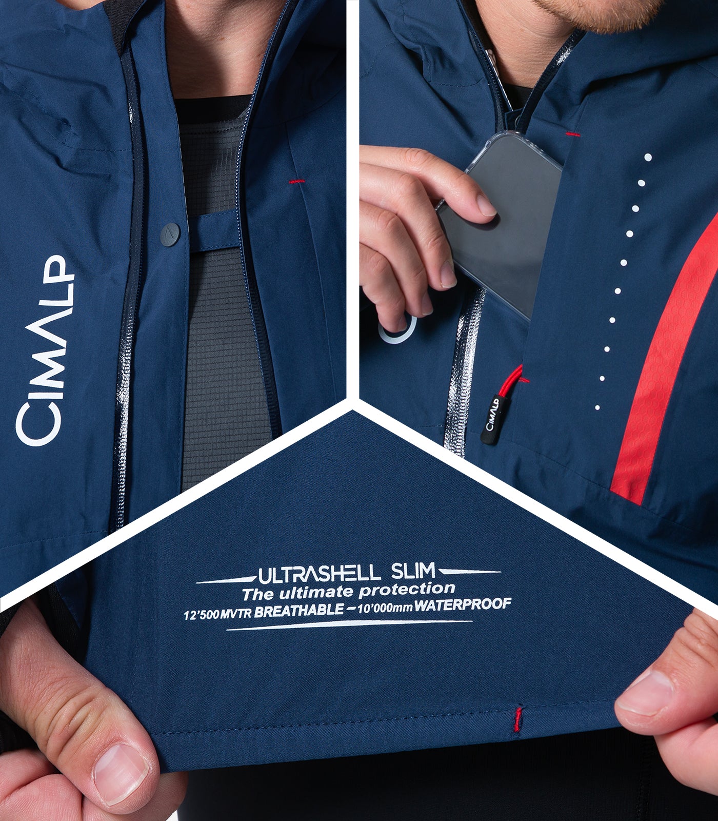 cimalp-storm-3h-veste-trail-running-homme-noir-imperm-able image 6