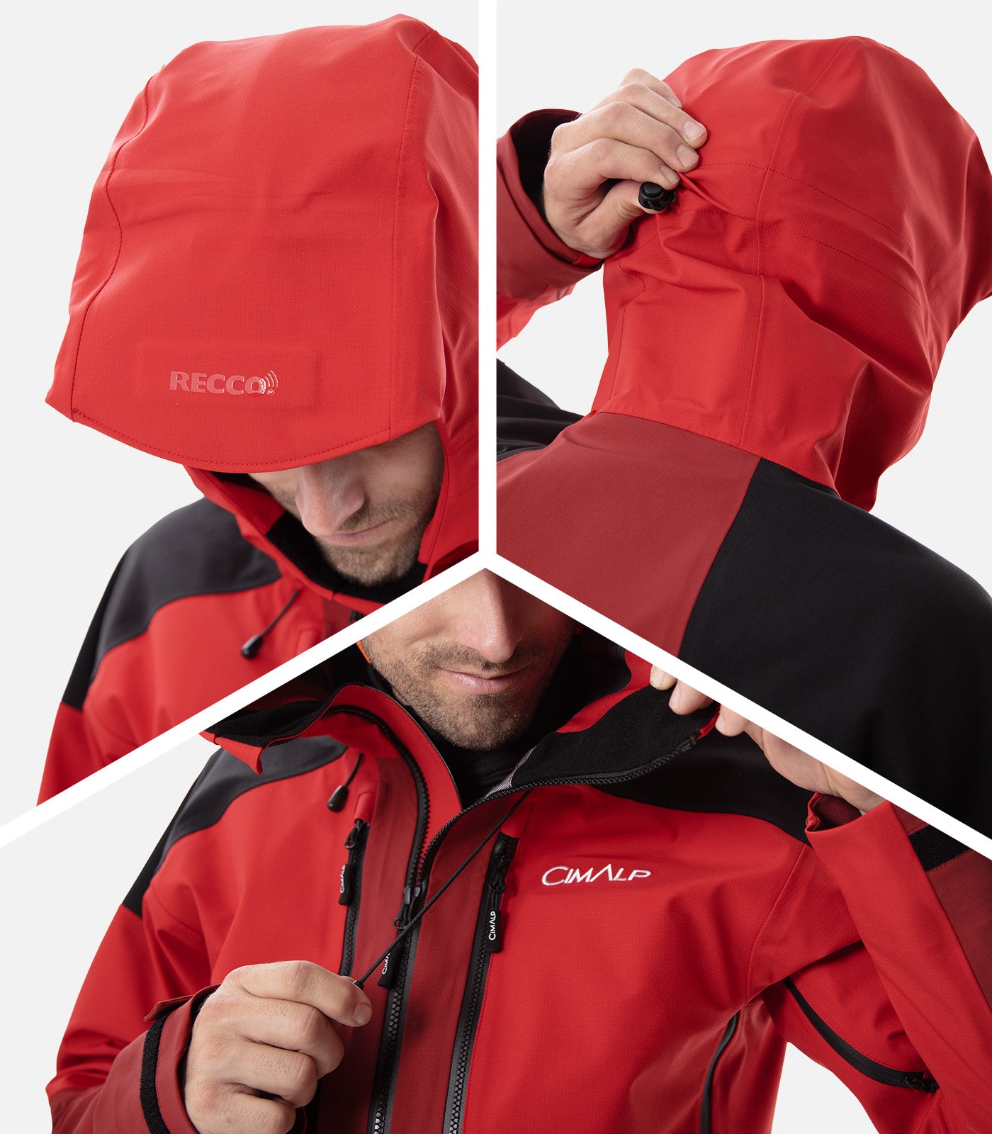 cimalp-guide-pro-h-veste-alpinisme-homme-rouge-protection-totale image 5