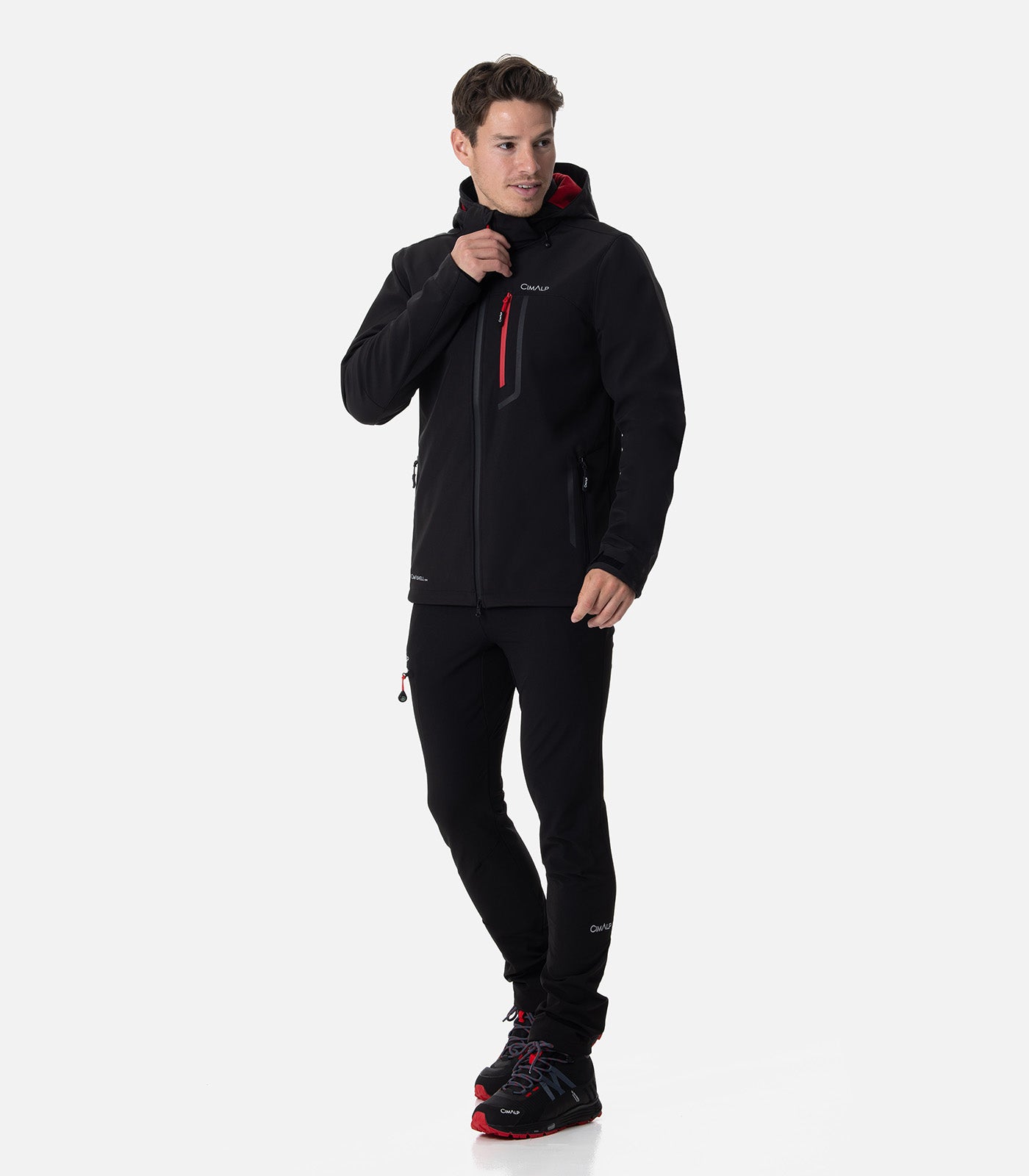 cimalp-dynamic-6-h-veste-softshell-homme-rouge-stretch image 3