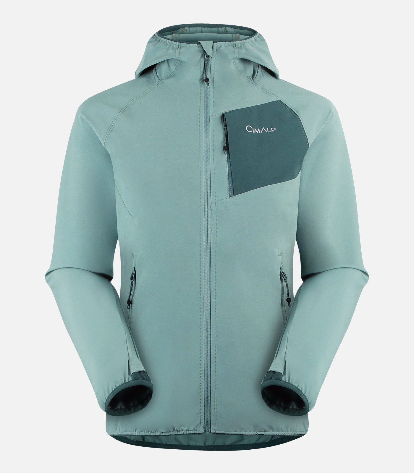 cimalp-cedera-2-f-veste-softshell-femme-bleu-coupe-vent image 2