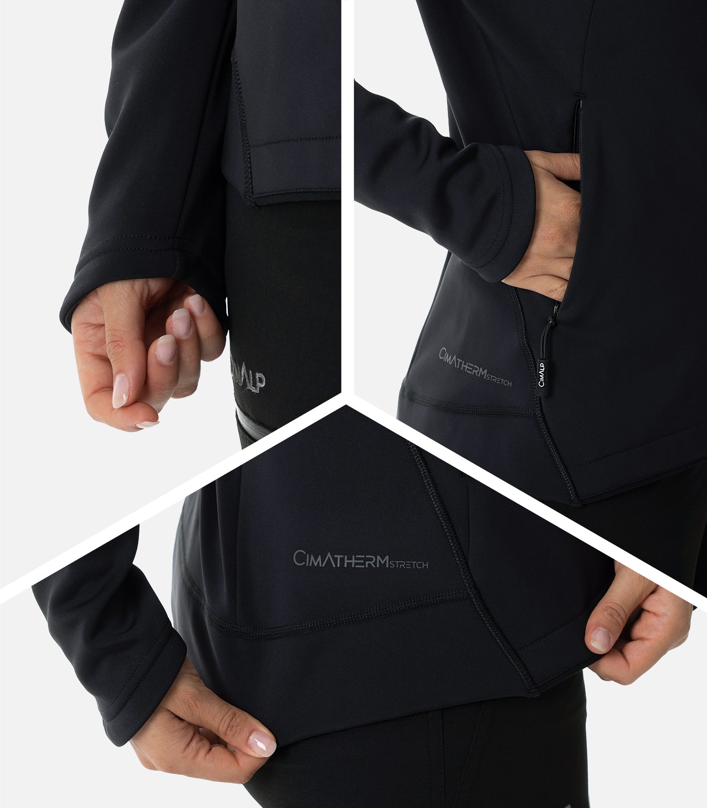 cimalp-warmit-5-f-veste-polaire-femme-vert-amande-coupe-vent image 5