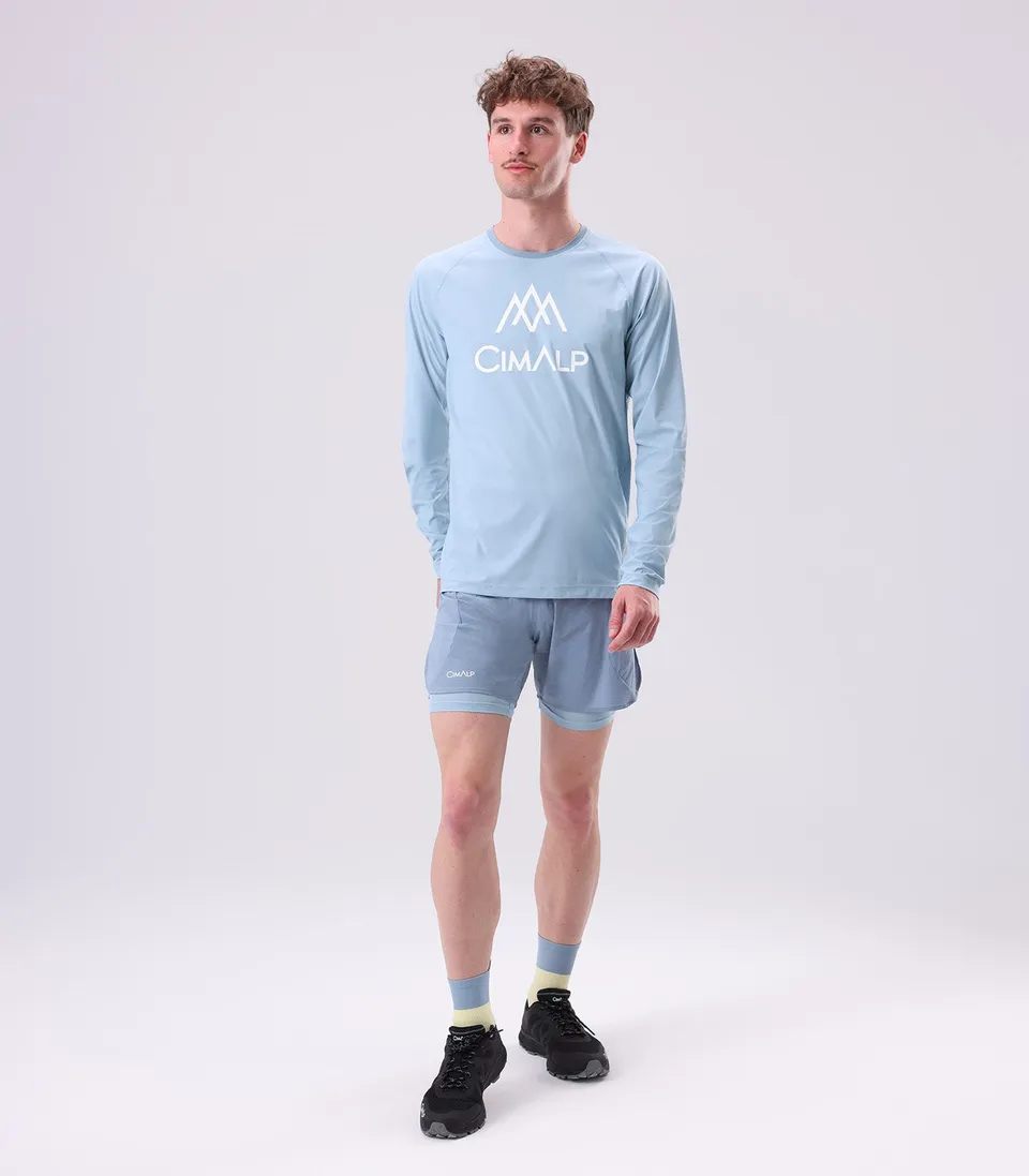 cimalp-team-ls-3-t-shirt-trail-manches-longues-bleu-gris image 1