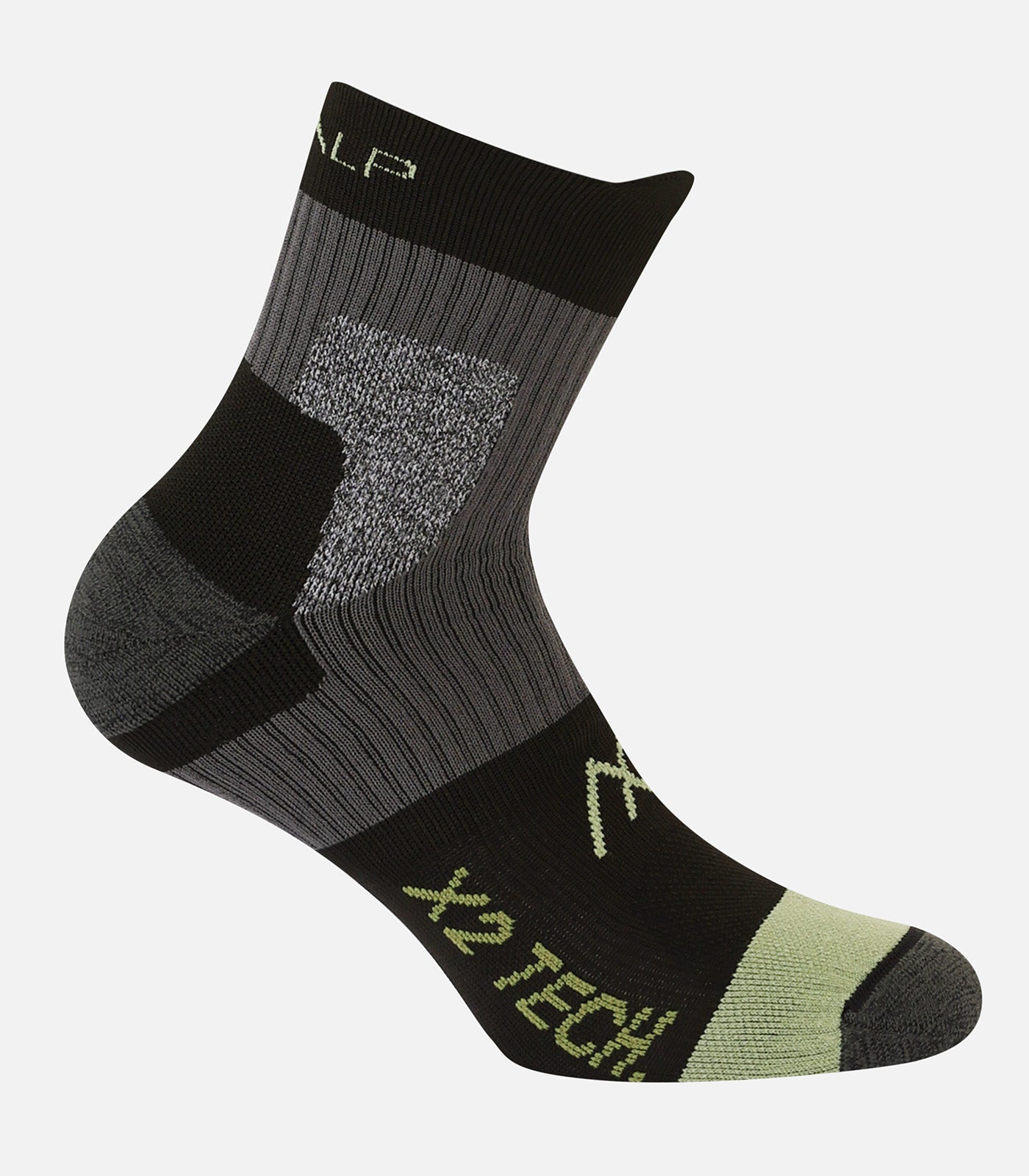 cimalp-x2-mid-chaussettes-randonn-e-double-peau-noir-rouge image 8