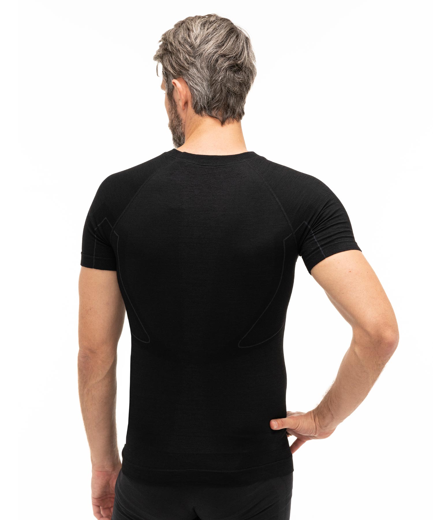 brubeck-active-wool-t-shirt-merino-homme-manche-courte image 2