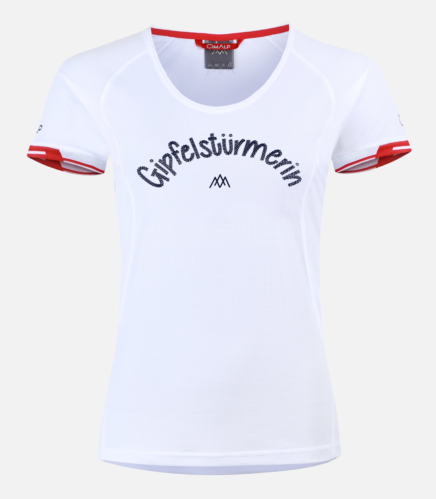 cimalp-german-montagnard-f-t-shirt-trail-femme-blanc-75g image 2