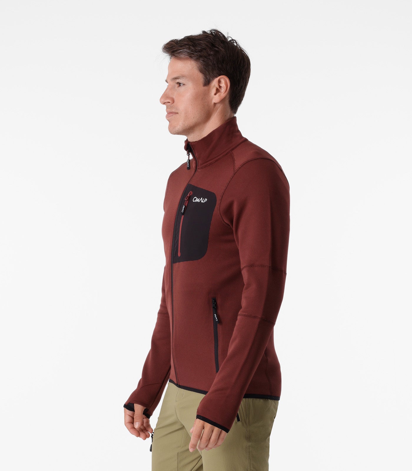 cimalp-brevent-2-h-veste-polaire-homme-noir-stretch image 6