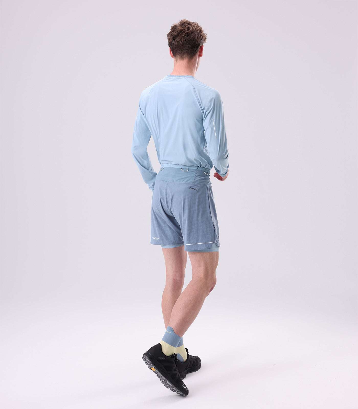 cimalp-lavaredo-2-h-team-short-trail-bleu-gris-homme image 3