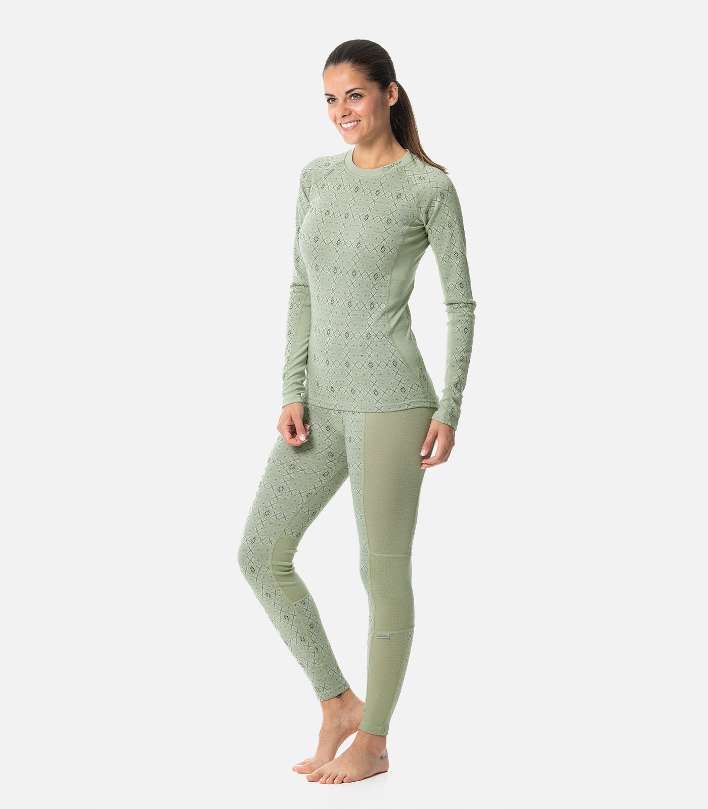 cimalp-wool-pant-f-collant-thermique-femme-gris image 3