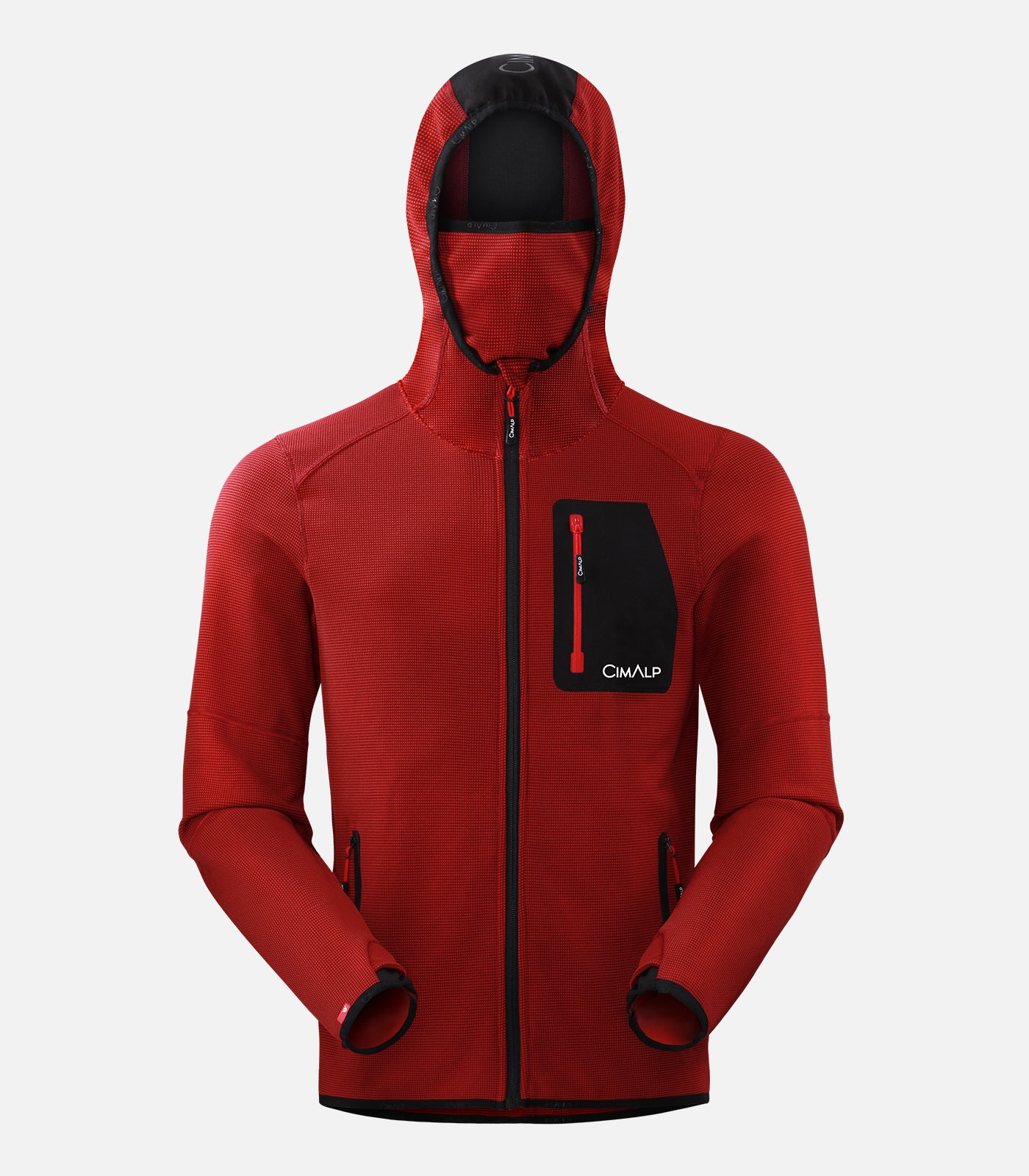 cimalp-jorasse-2-h-polaire-homme-rouge-chaude image 2
