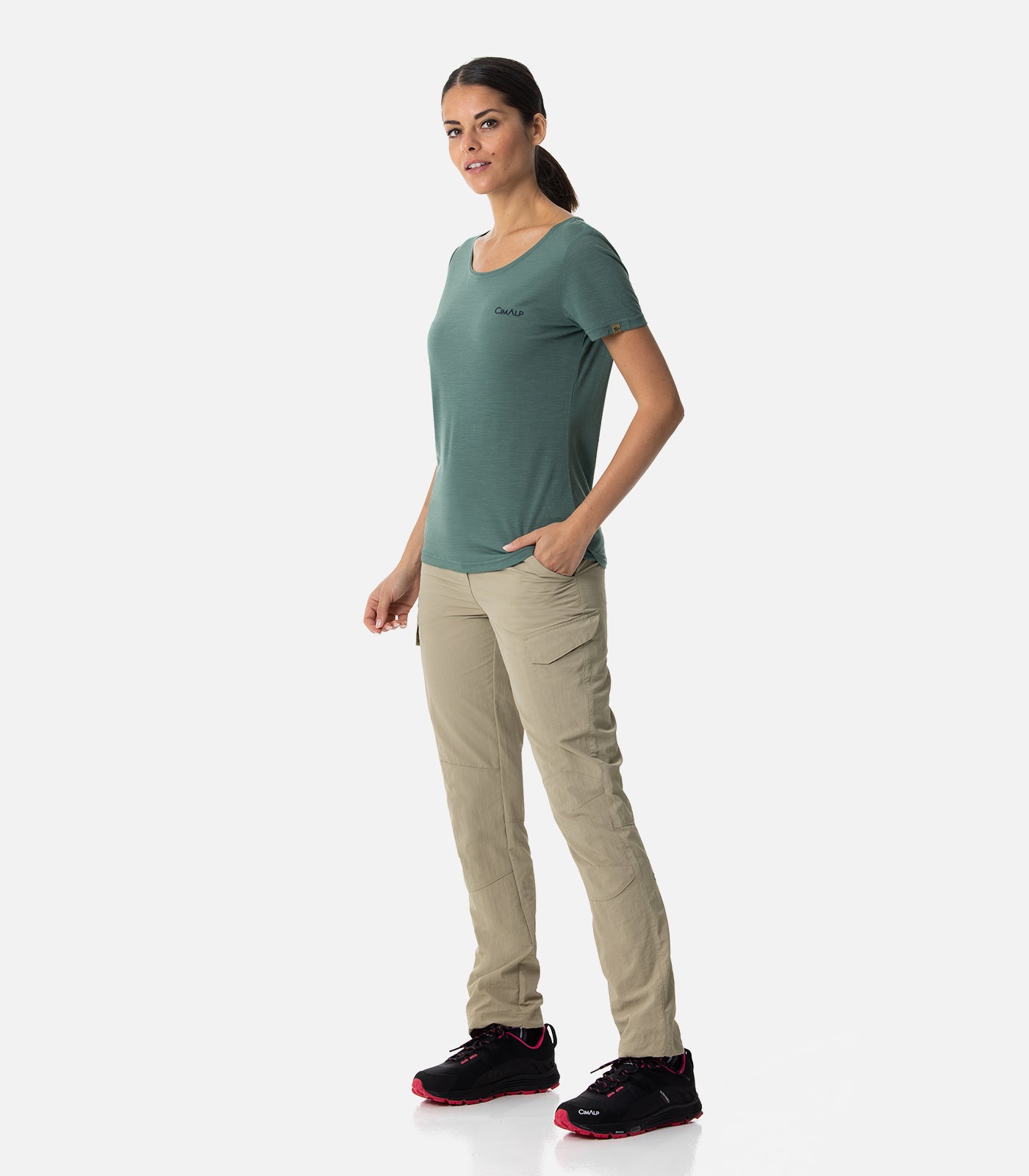 cimalp-carlita-court-2-f-short-randonn-e-anthracite-anti-moustiques image 3