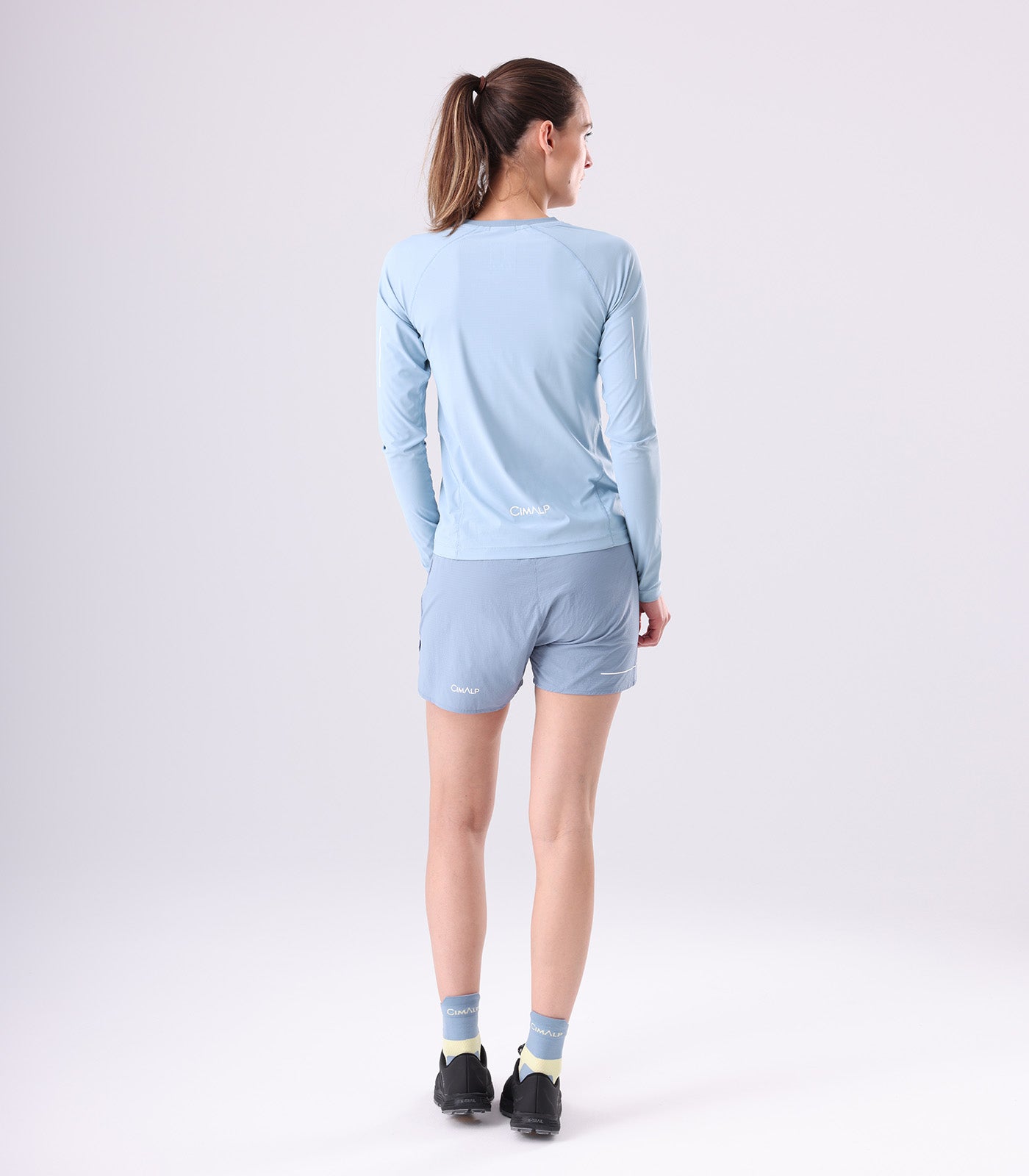 cimalp-team-ls-3-f-t-shirt-trail-femme-bleu-gris-manches-longues image 4