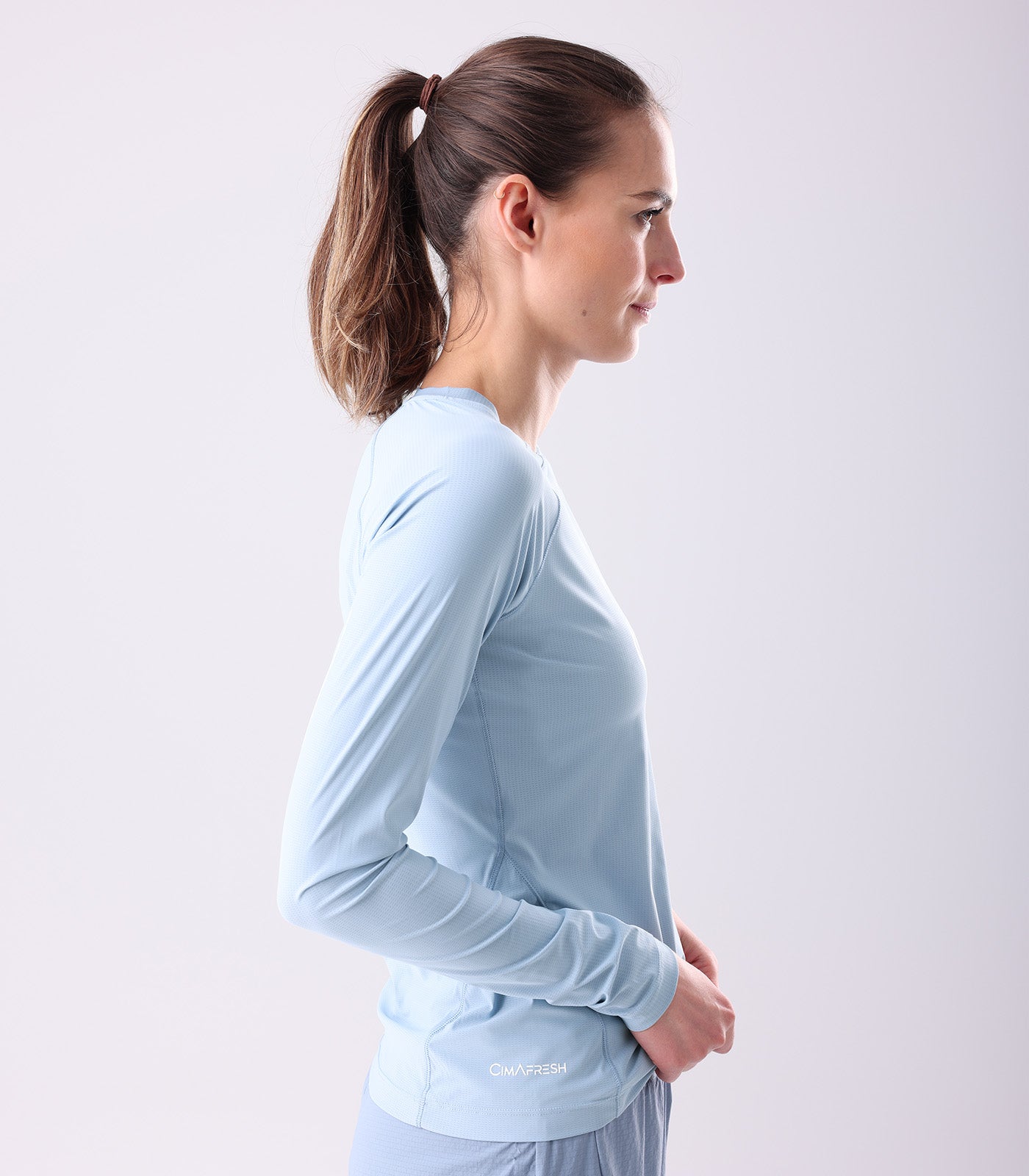 cimalp-team-ls-3-f-t-shirt-trail-femme-bleu-gris-manches-longues image 8