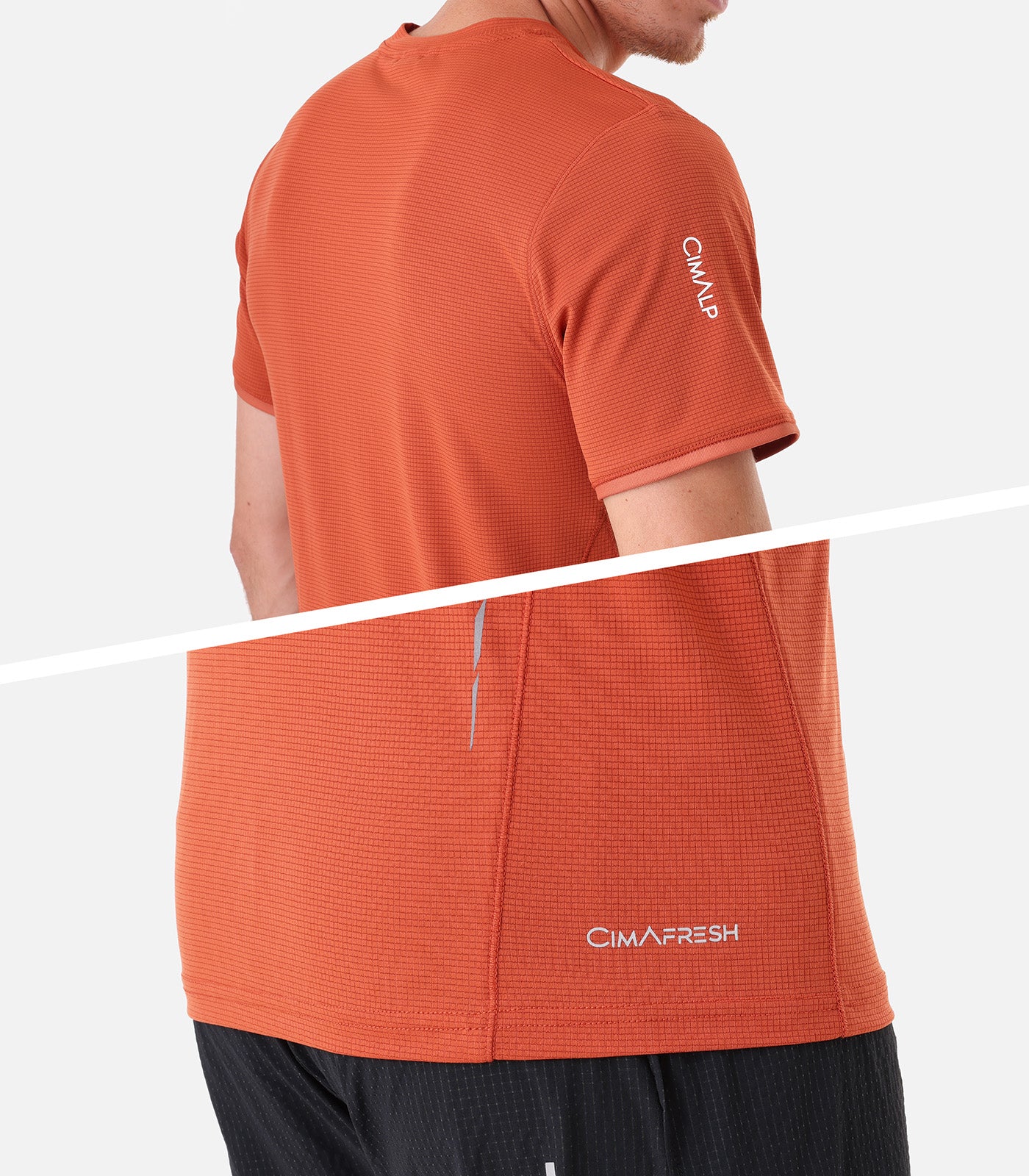 cimalp-bauges-3-h-t-shirt-trail-homme-rouge-respirant-s-chage-rapide image 6