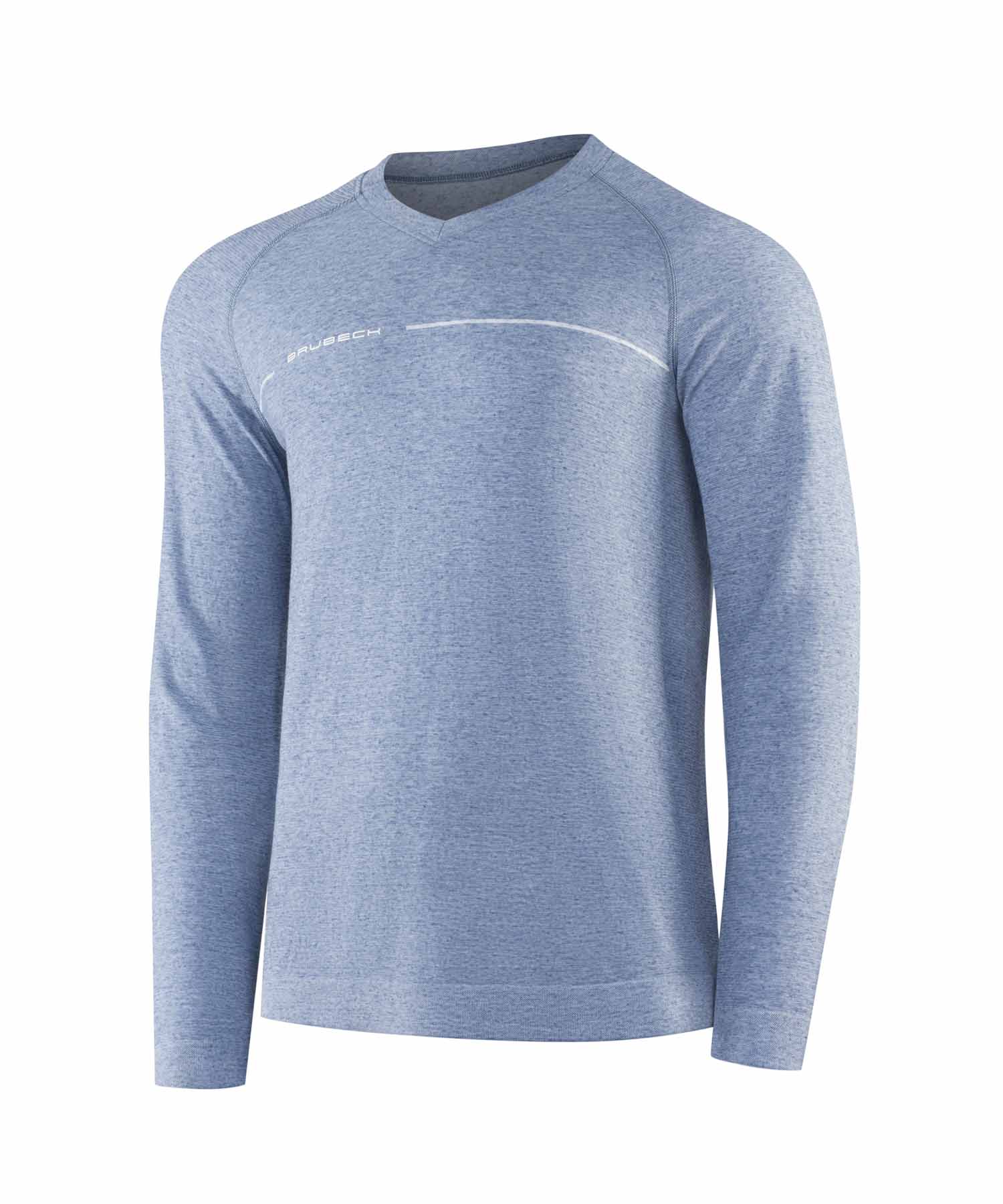brubeck-comfort-night-t-shirt-pyjama-homme-manches-longues-lin image 2