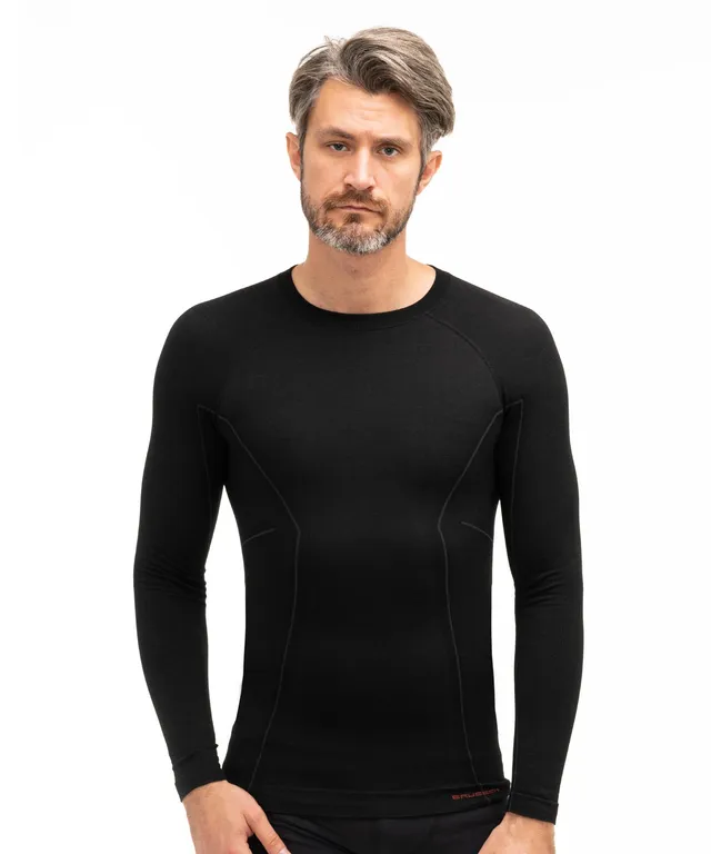 brubeck-active-wool-t-shirt-manche-longue-homme-m-rinos image 1