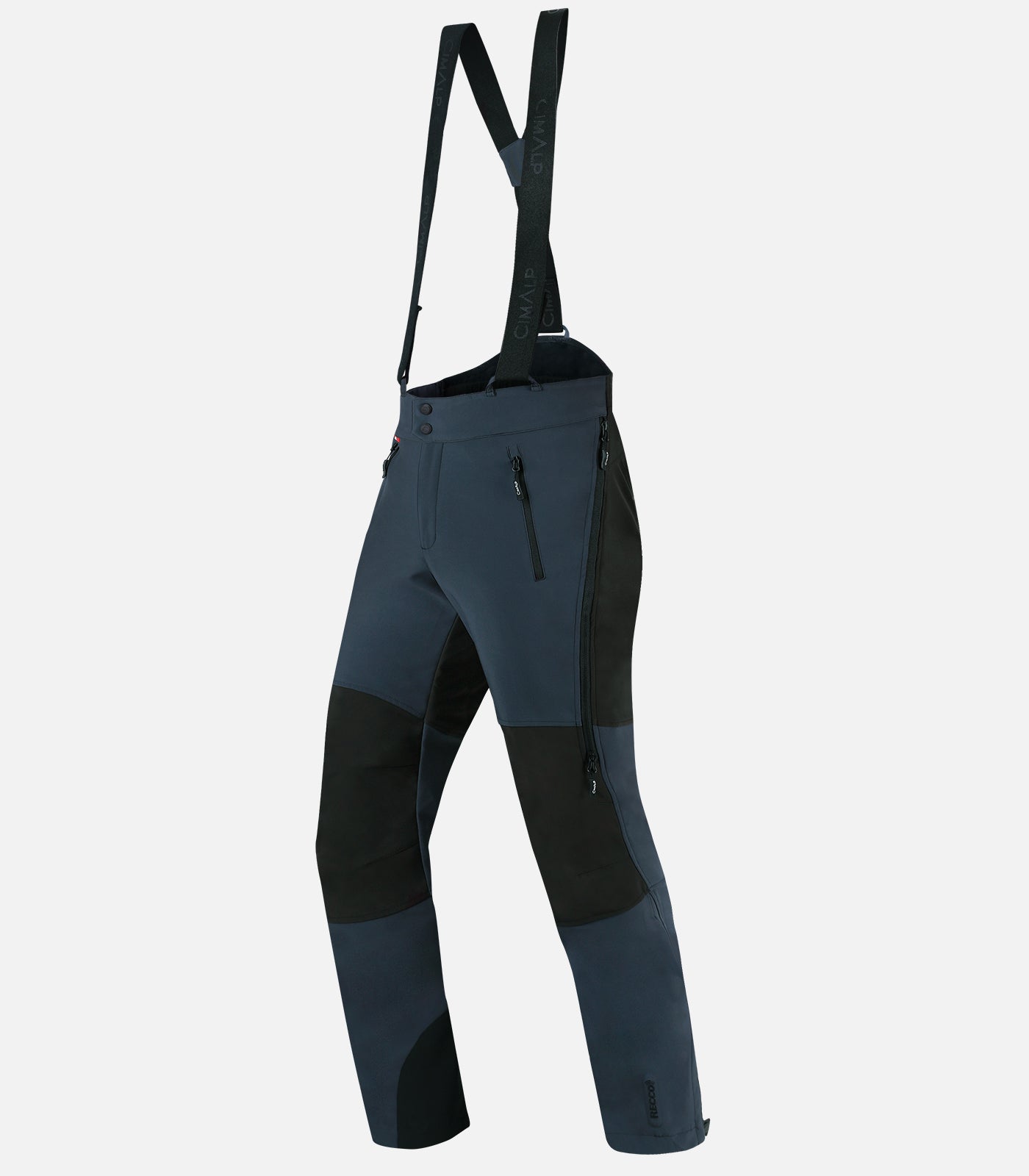 cimalp-piton-3-h-pantalon-ski-homme-noir-matt-bretelles image 2