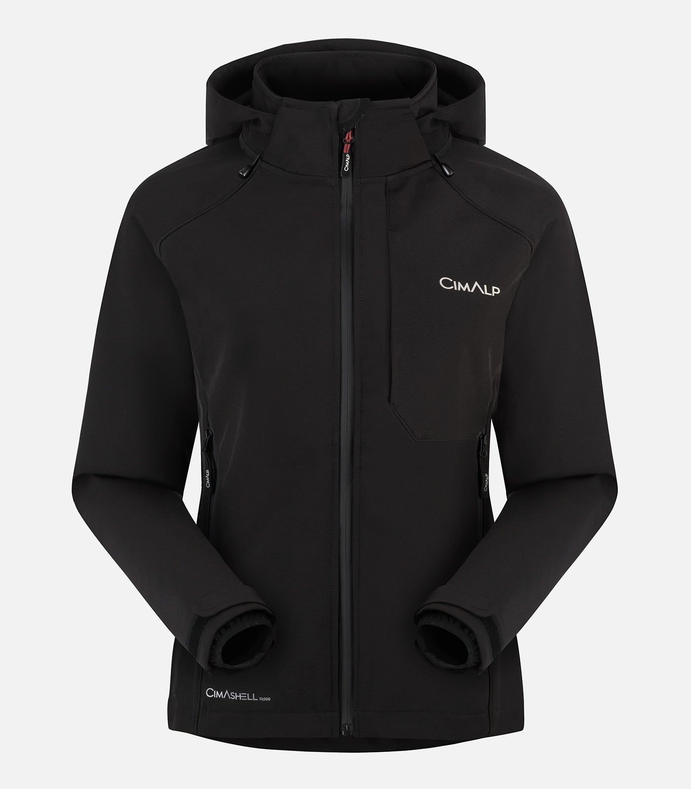 cimalp-energy-6-f-veste-softshell-femme-bordeaux-stretch image 2