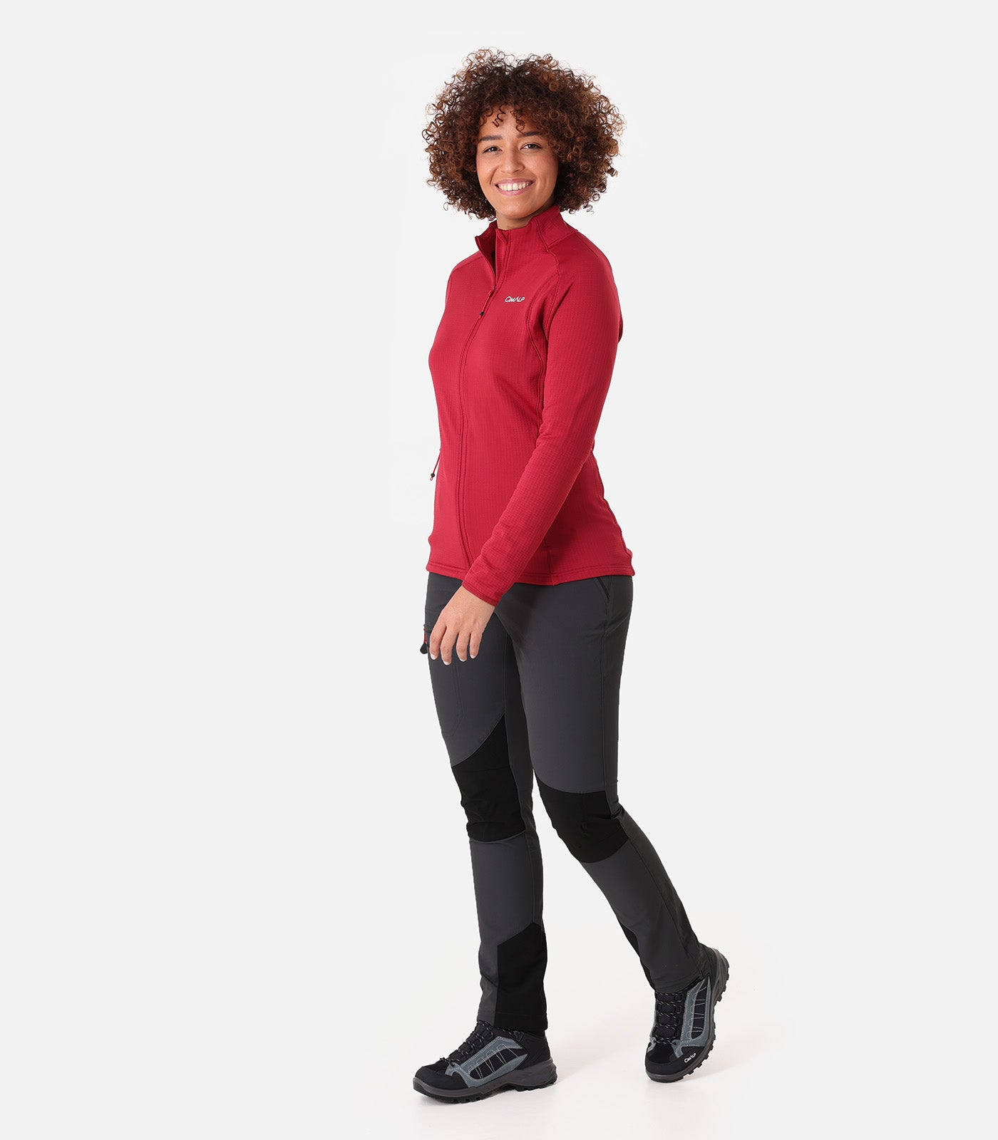 cimalp-bisanne-f-veste-polaire-femme-rouge-m-respirante image 8