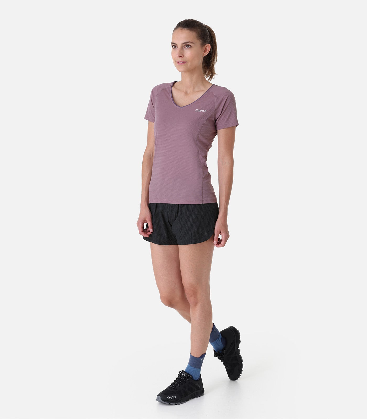 cimalp-boreon-2-f-t-shirt-trail-femme-parme image 3