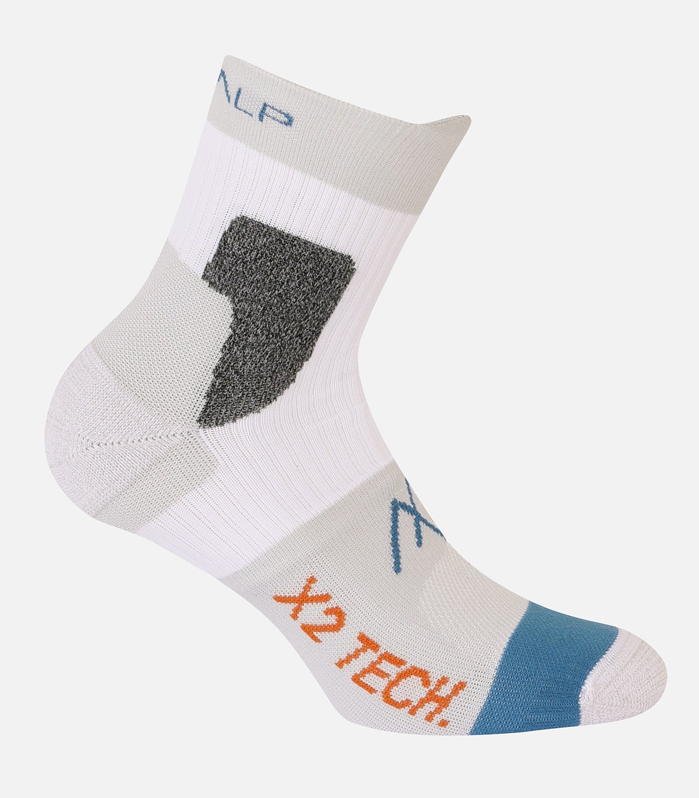 cimalp-x2-mid-chaussettes-randonn-e-anti-ampoules-gris image 8