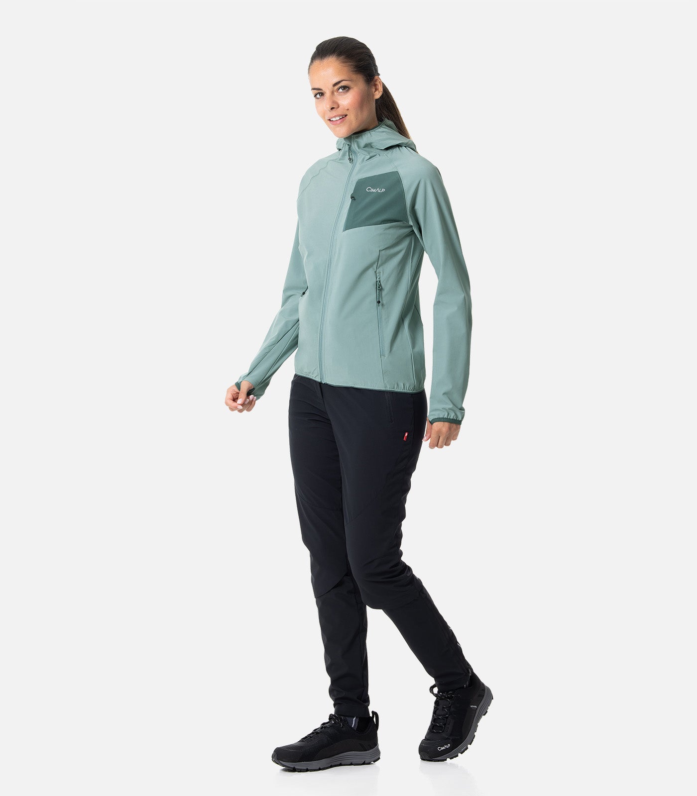 cimalp-cedera-2-f-veste-softshell-femme-bleu-coupe-vent image 3