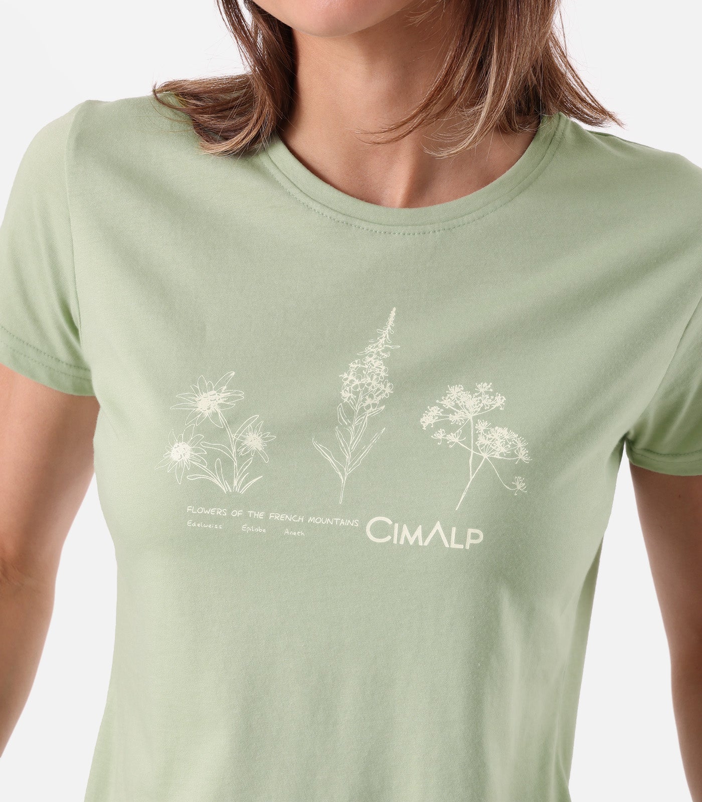 cimalp-herbier-f-t-shirt-randonn-e-femme-kaki-anti-uv image 4