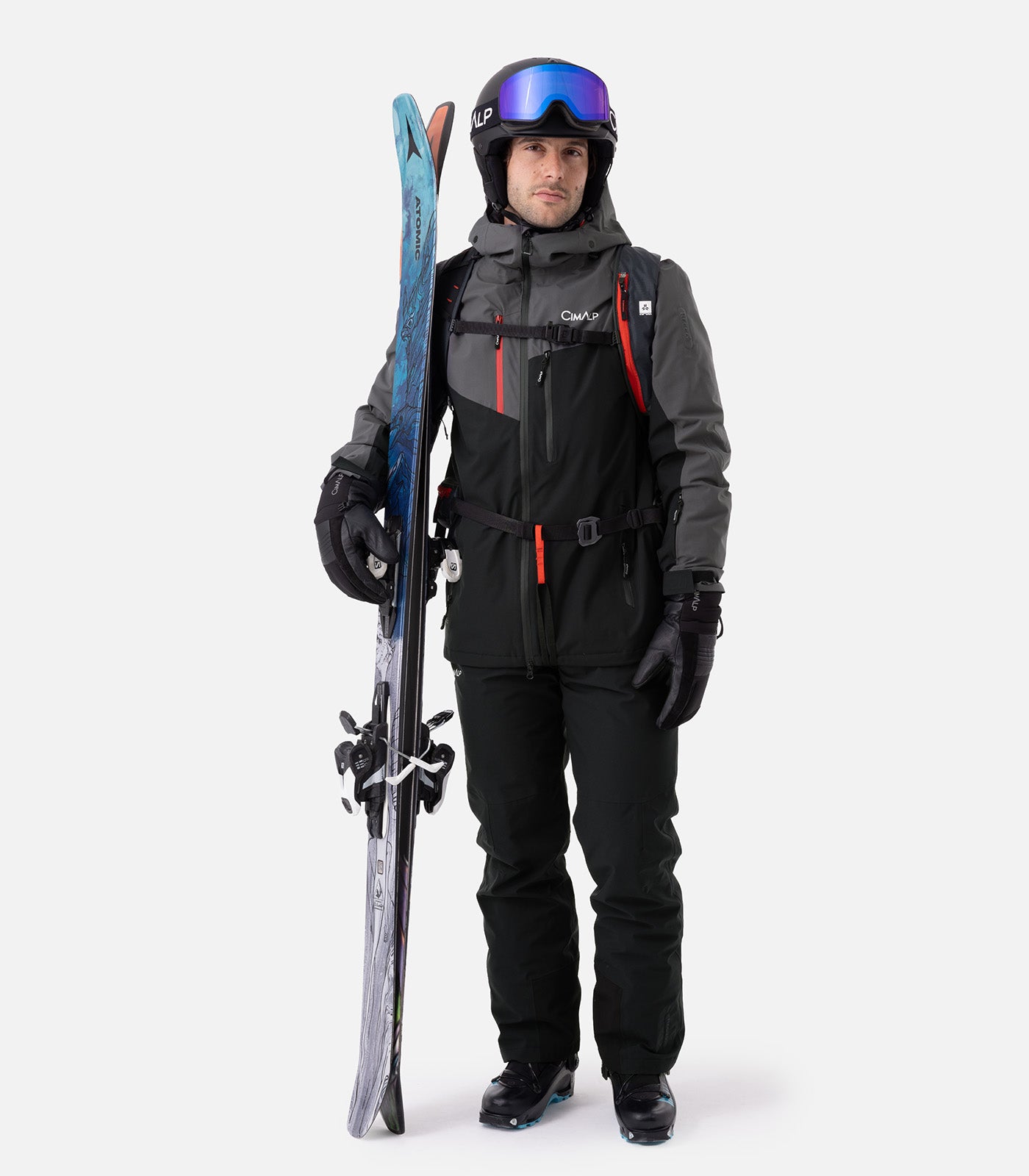 cimalp-caron-h-veste-ski-homme-kaki-freeride-membrane image 7