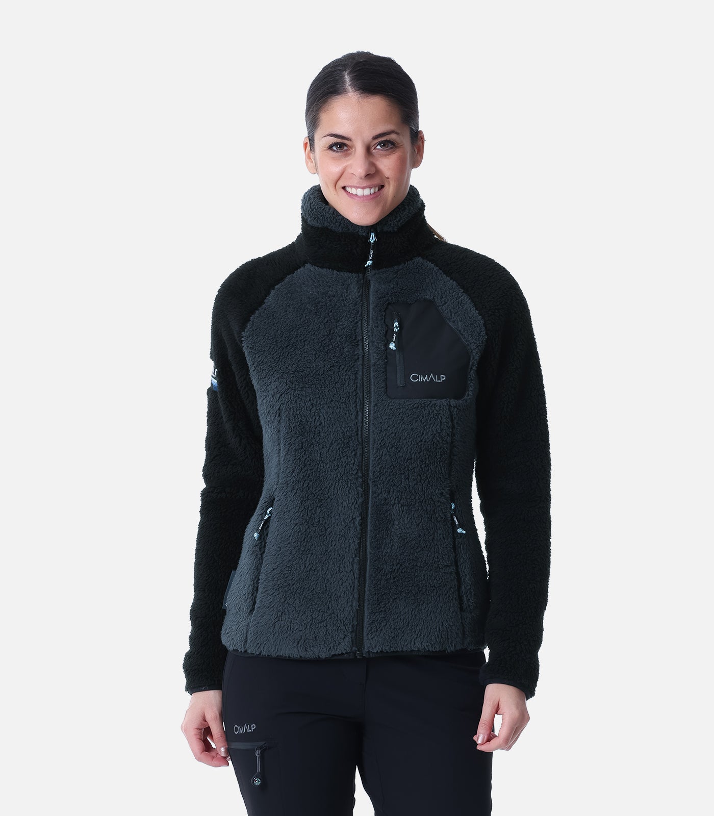 cimalp-bivouac-2-f-veste-polaire-femme-noir-recycl-e image 1