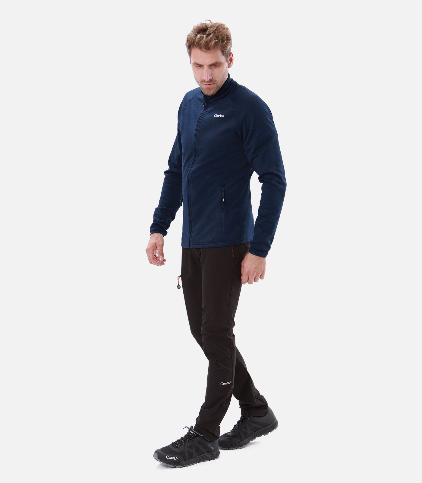 cimalp-chiran-h-veste-polaire-homme-bordeaux-respirante image 3