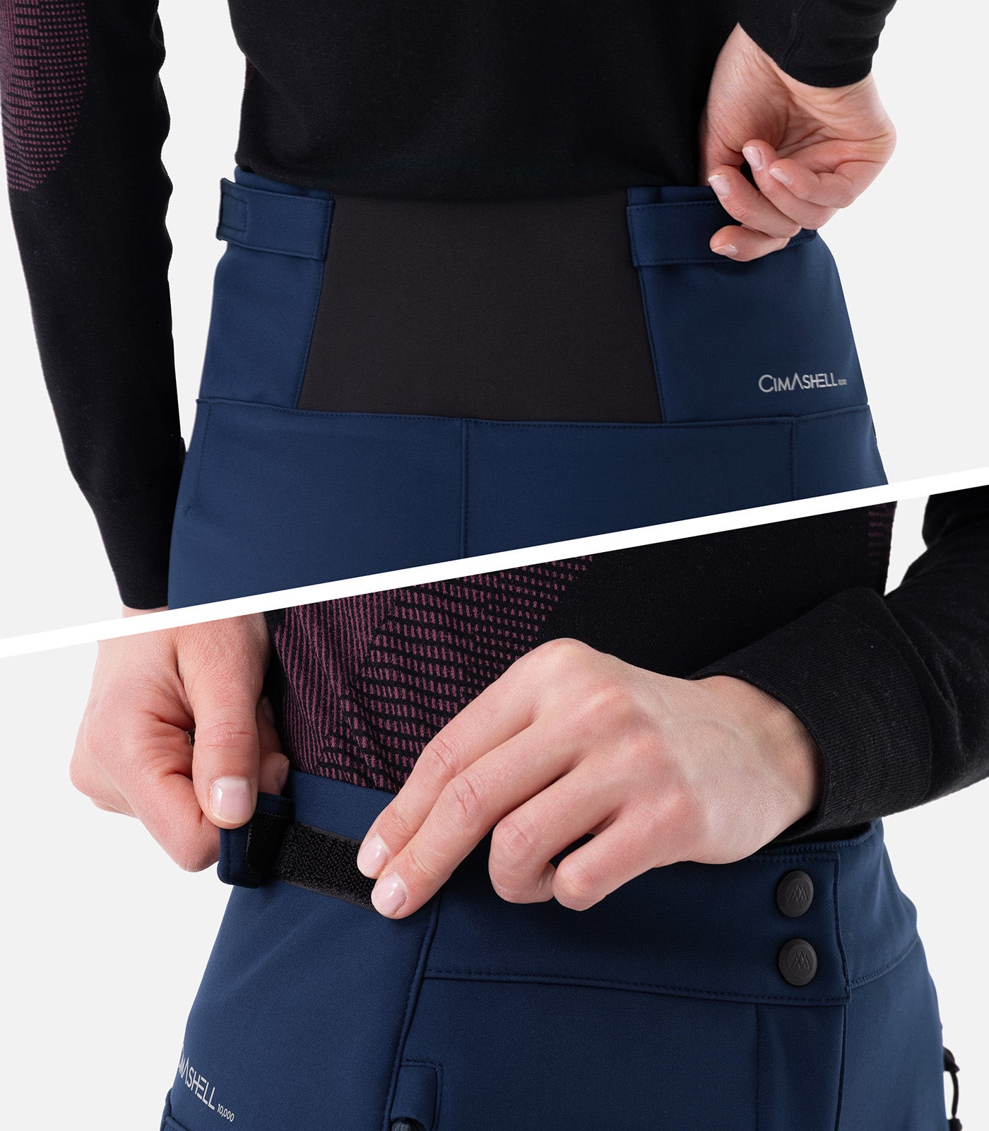 cimalp-snow-pant-court-5-f-pantalon-ski-court-noir image 4