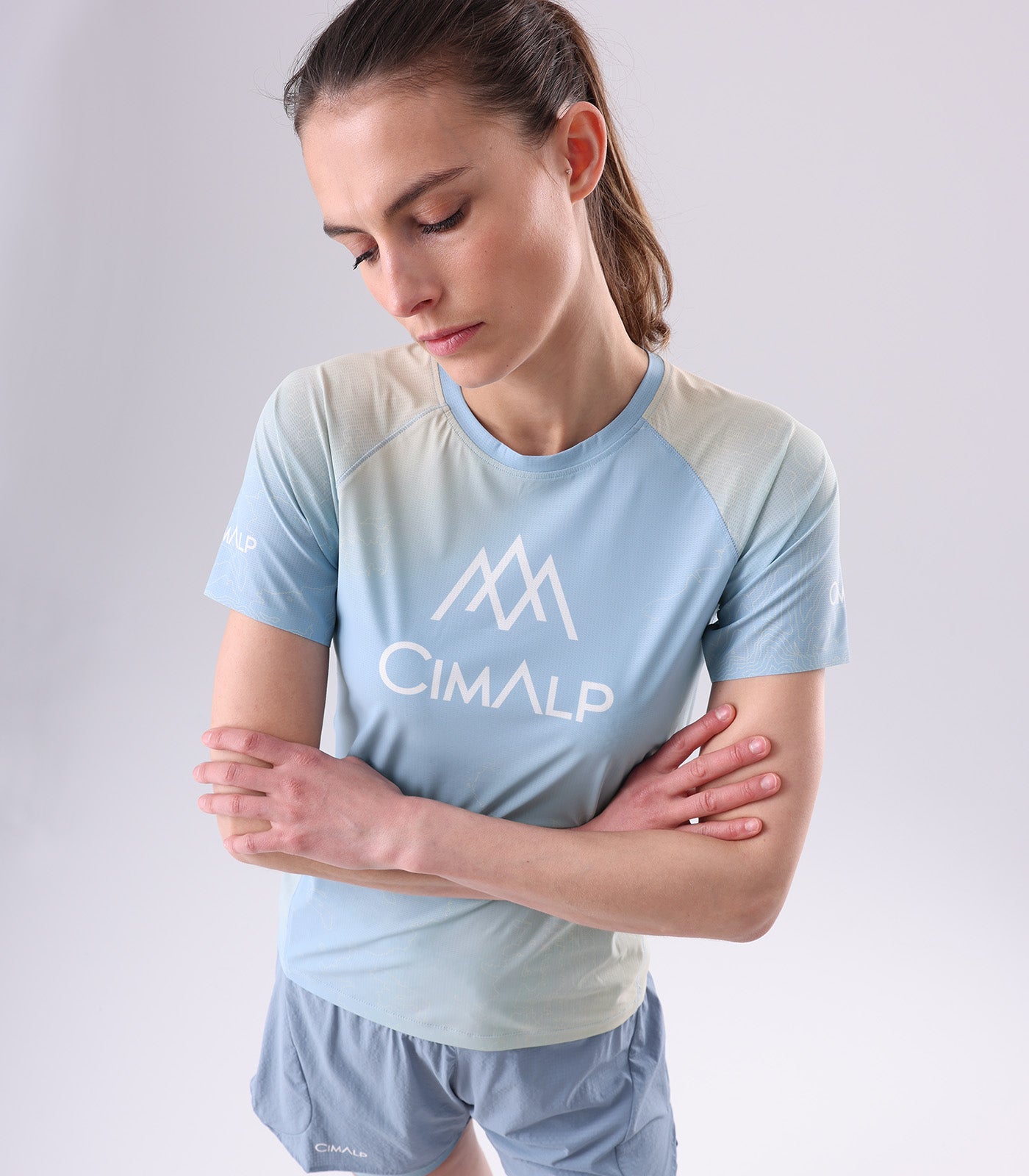 cimalp-team-4-f-t-shirt-trail-femme-bleu-gris-l-ger image 5
