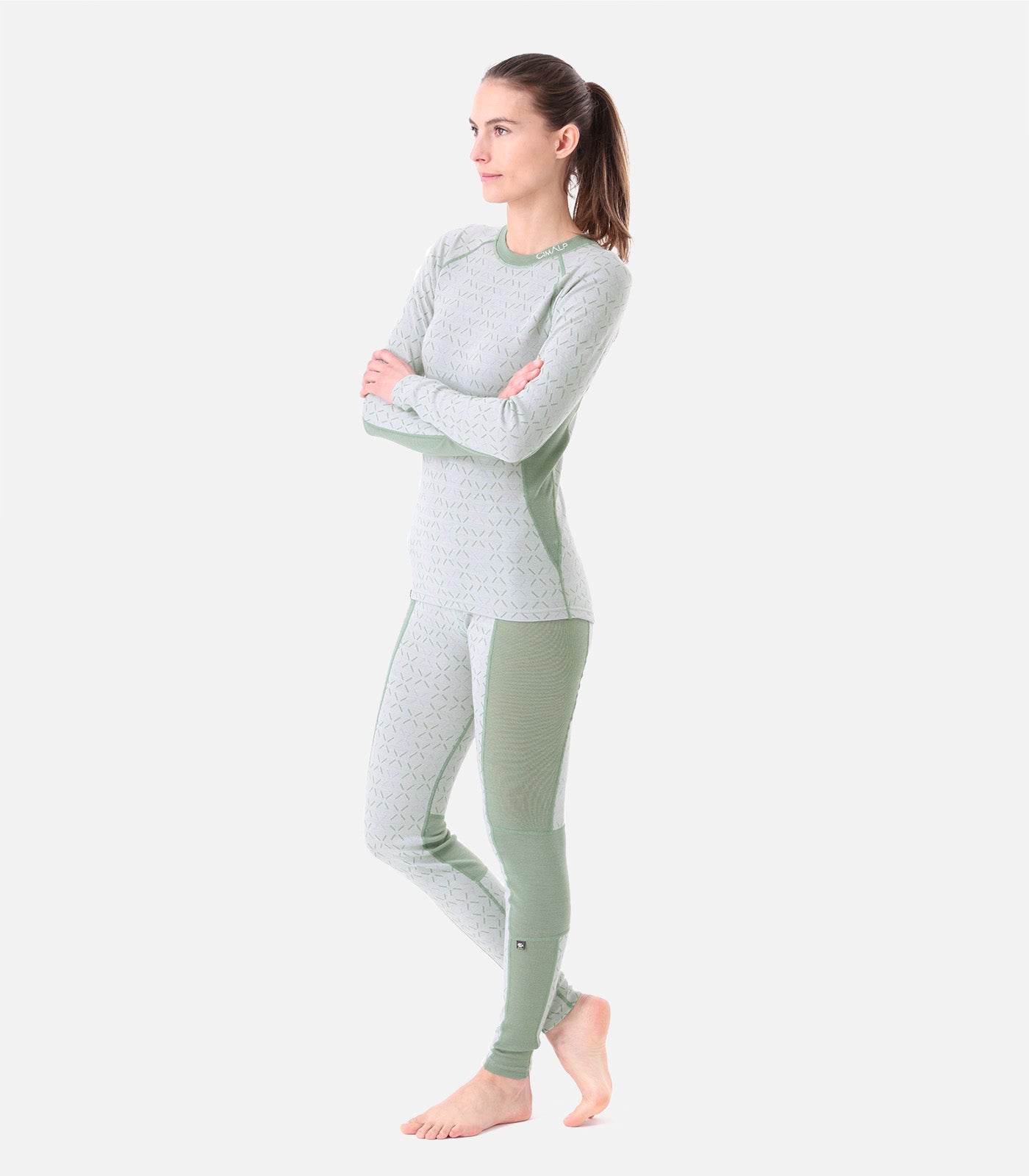 cimalp-wool-top-f-alpine-refuge-sous-couche-m-rinos-femme-vert image 3