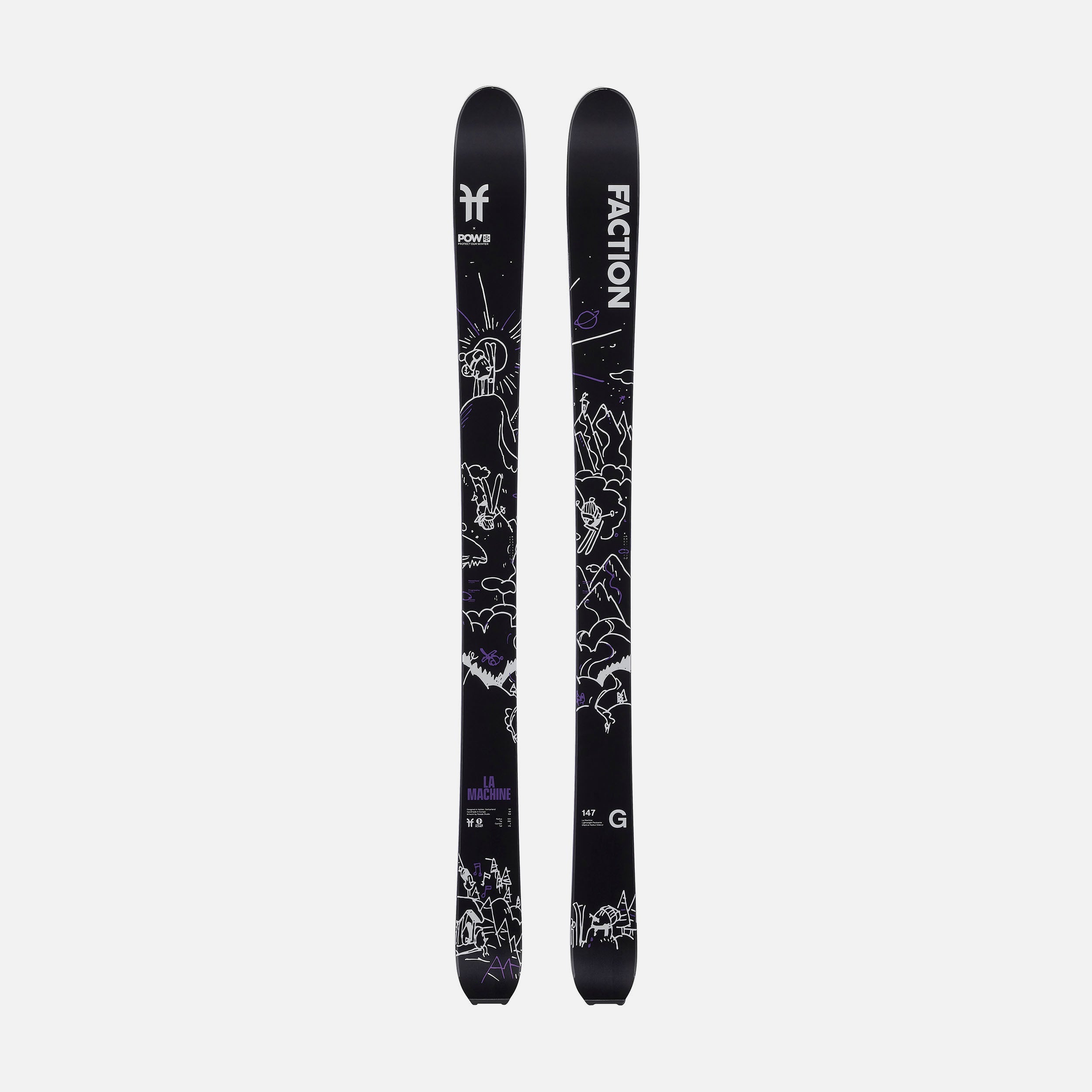 faction-la-machine-grom-pow-ski-junior-147-cm-91-mm image 1