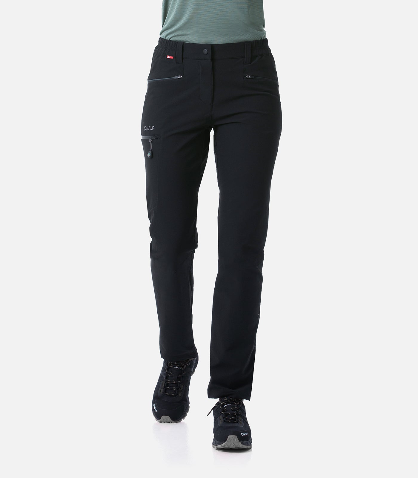 cimalp-balmaz-f-pantalon-randonn-e-marron-xs-stretch image 1