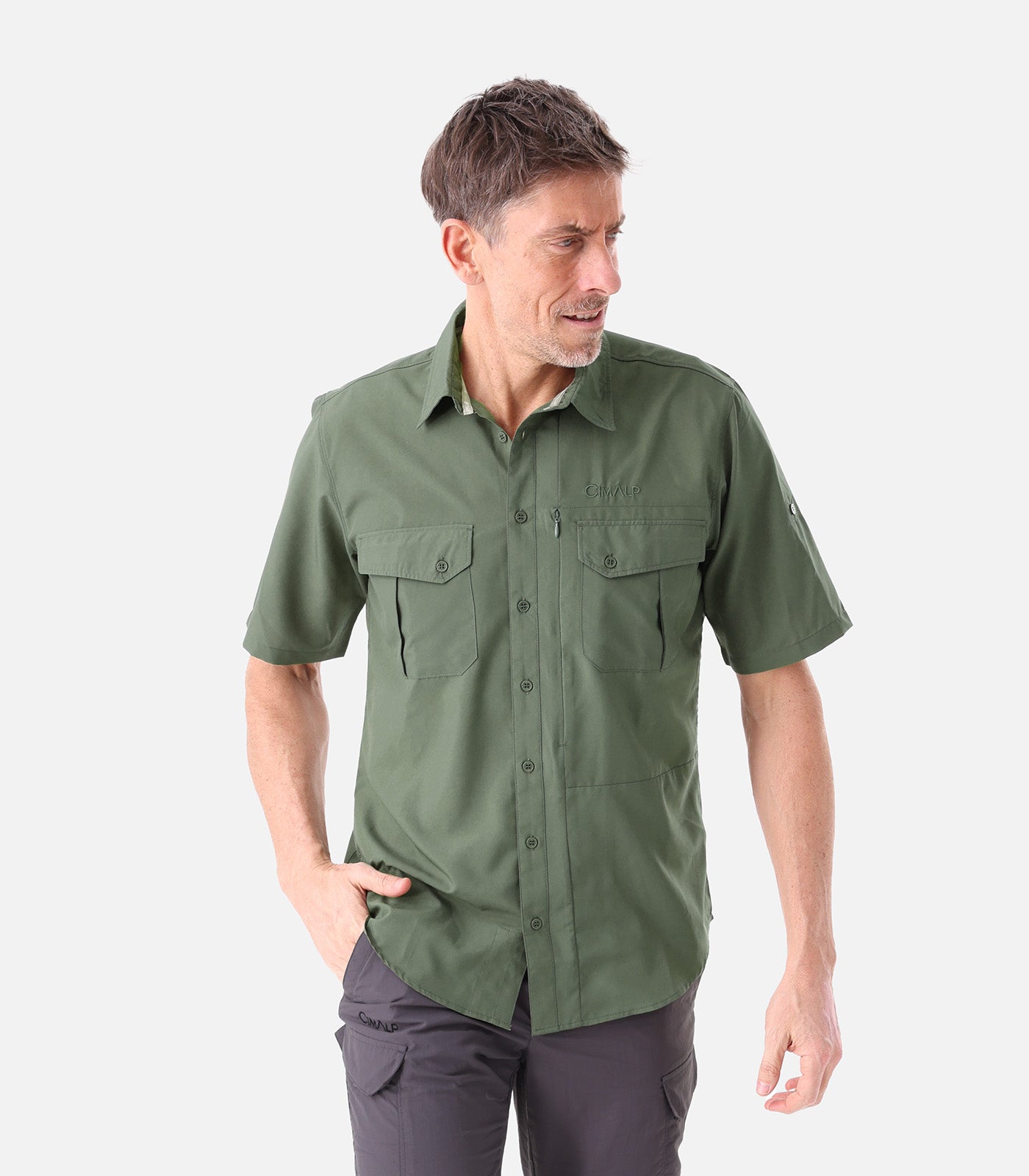 cimalp-anton-6-h-chemise-randonn-e-homme-kaki-anti-uv image 5