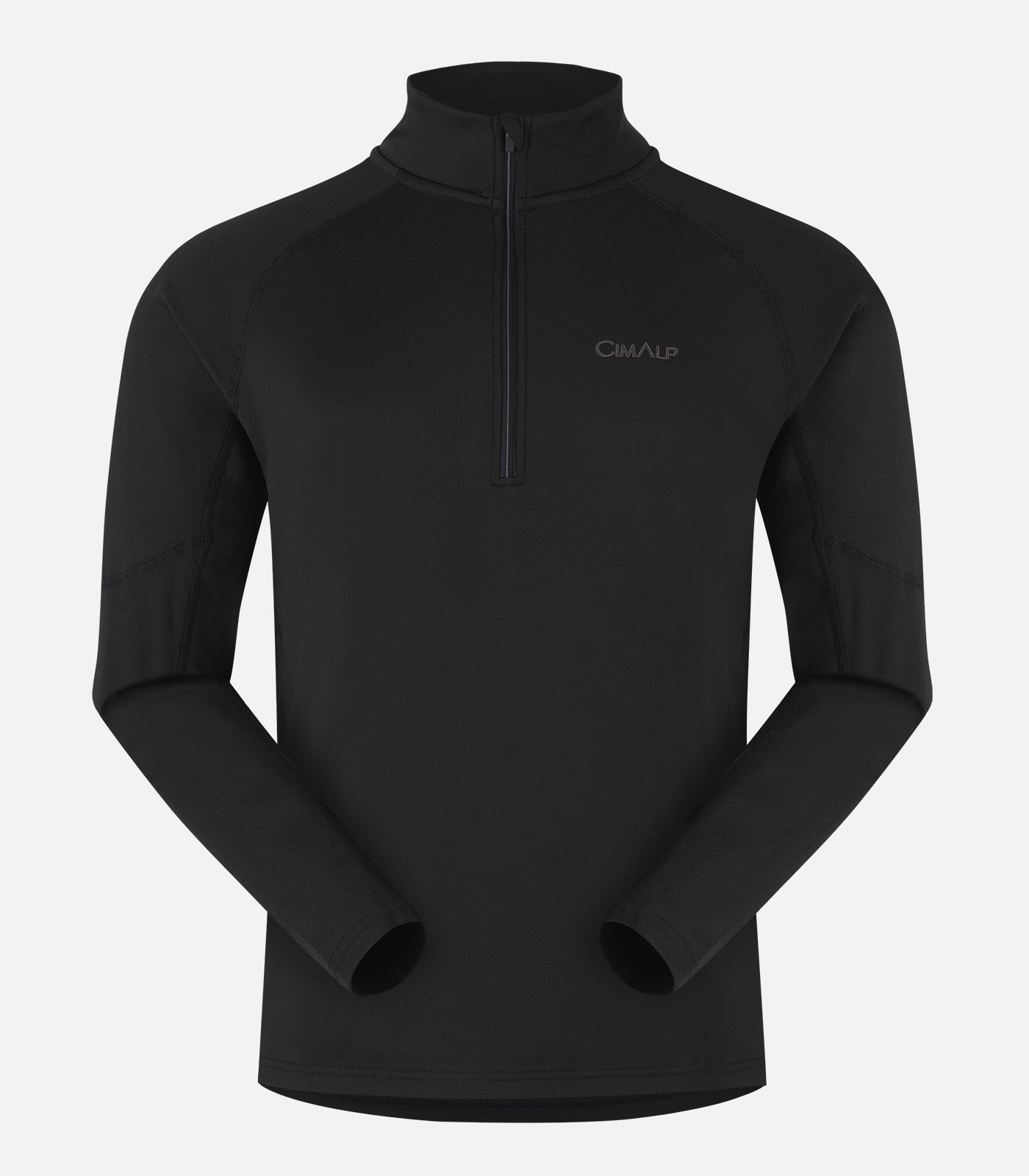 cimalp-x-warm-zip-5-h-sous-v-tement-thermique-noir-m-chaud image 6
