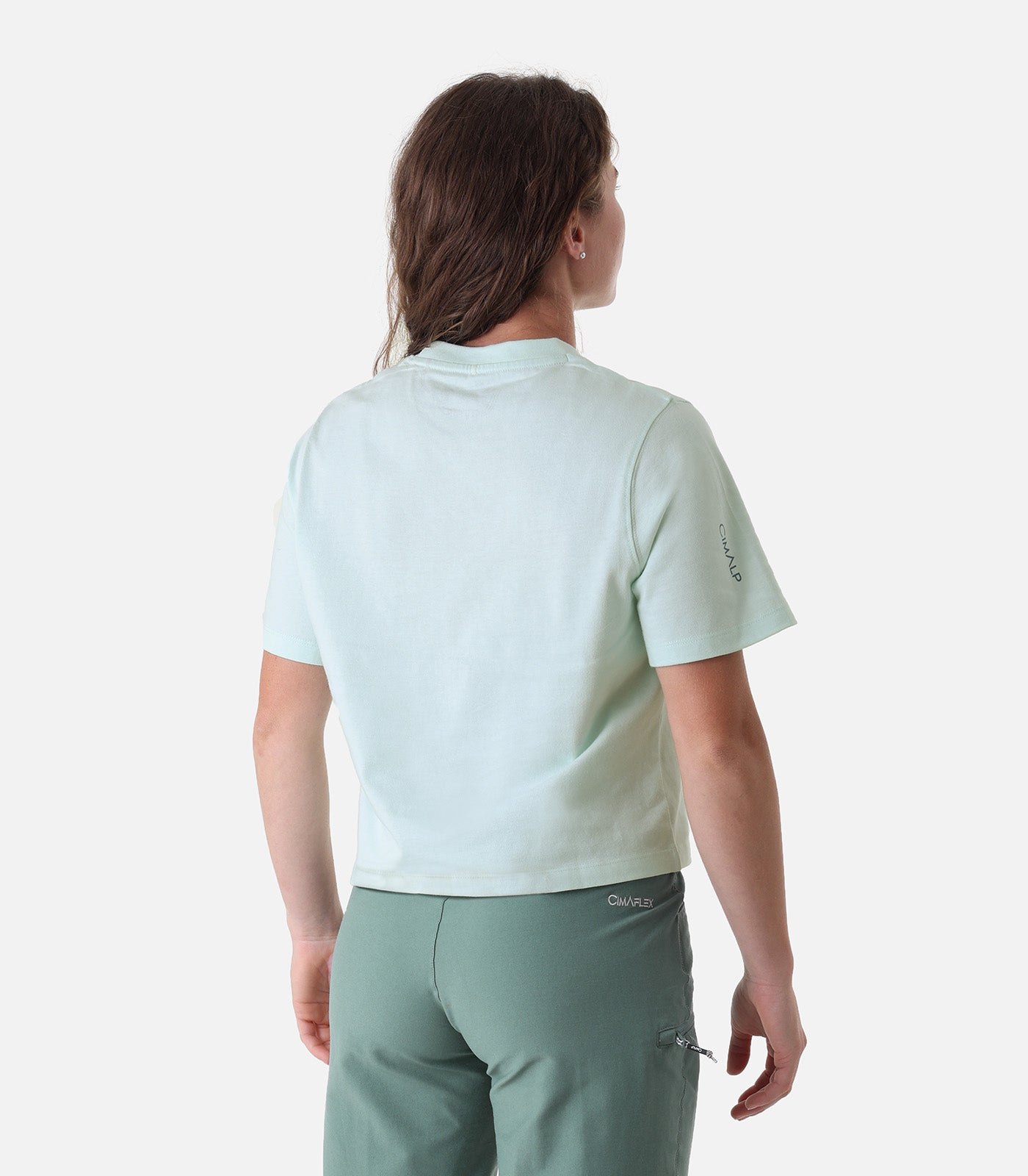 cimalp-crux-f-t-shirt-escalade-femme-bleu-coton-oversize image 3