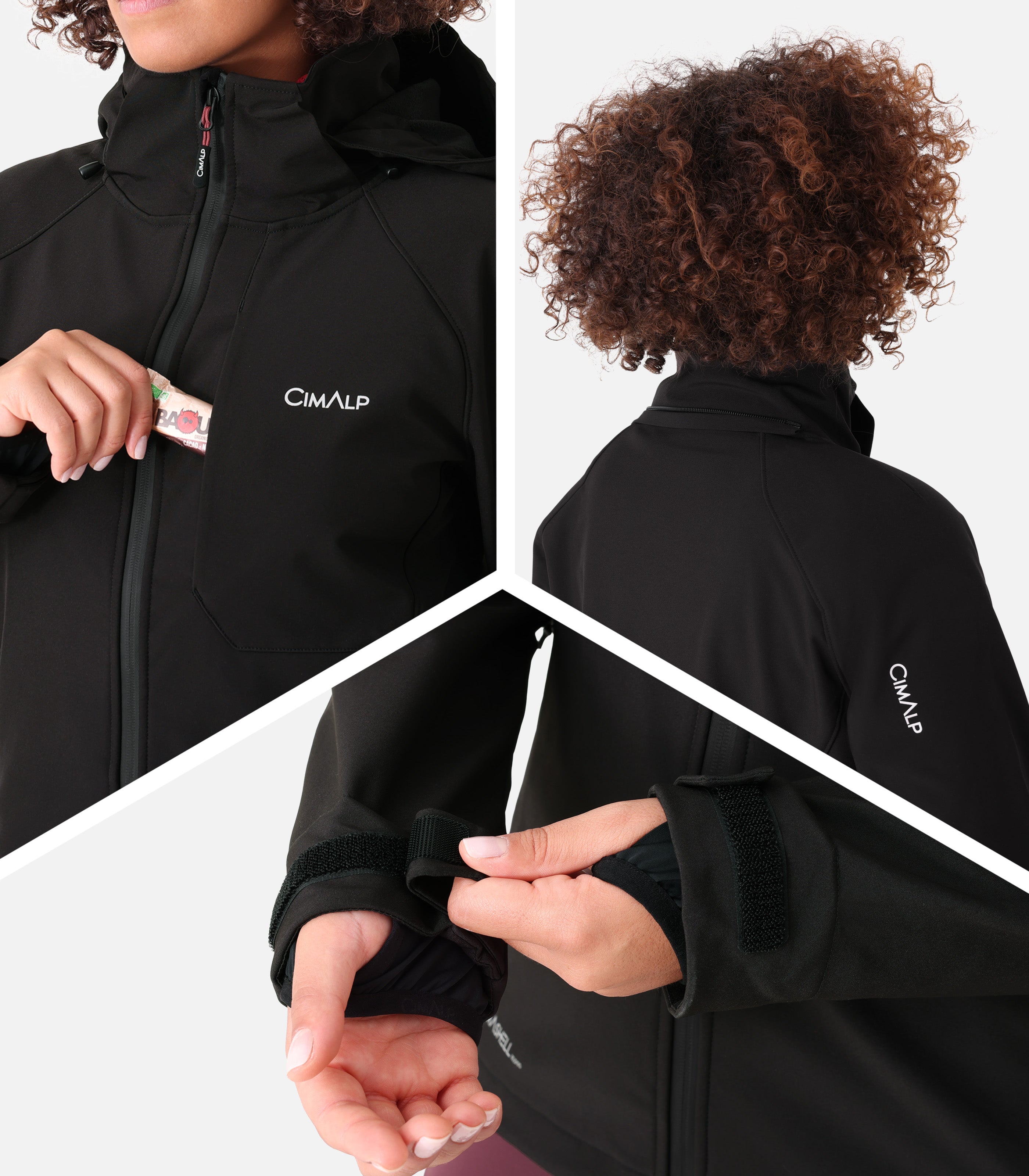 cimalp-energy-6-f-veste-softshell-femme-bordeaux-stretch image 6