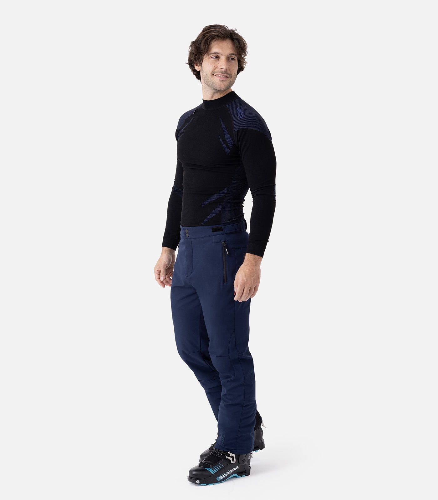 cimalp-snow-pant-court-4-h-pantalon-ski-court-noir image 7