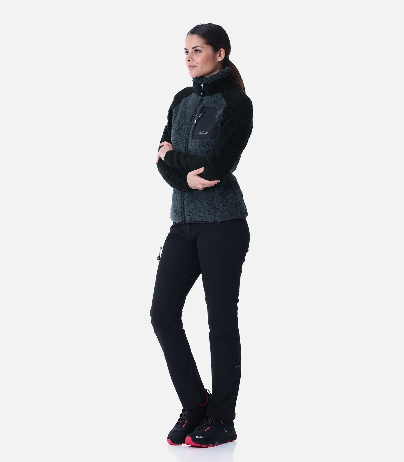 cimalp-bivouac-2-f-veste-polaire-femme-noir-recycl-e image 3