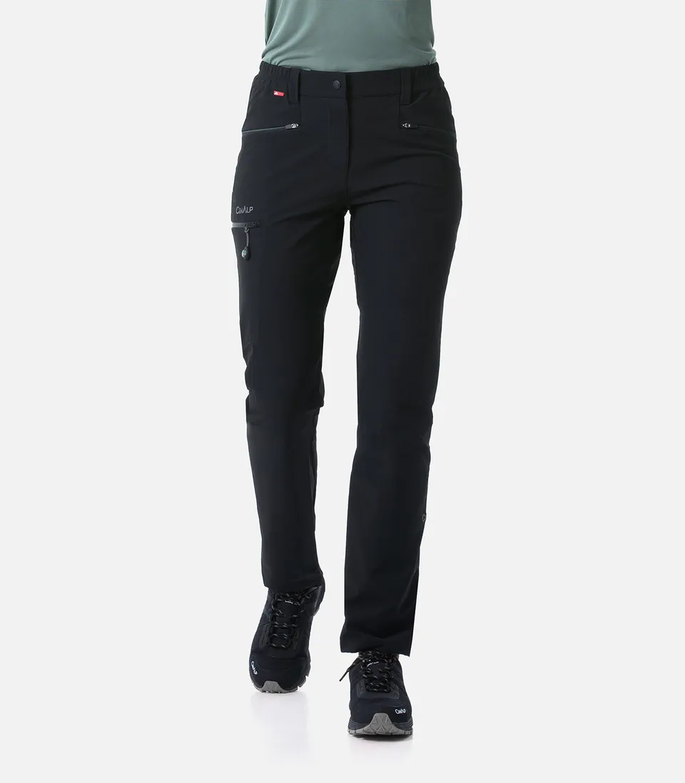 cimalp-balmaz-court-f-pantalon-randonn-e-femme-noir-taille-courte image 1